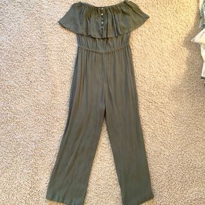 Olive green jumpsuit